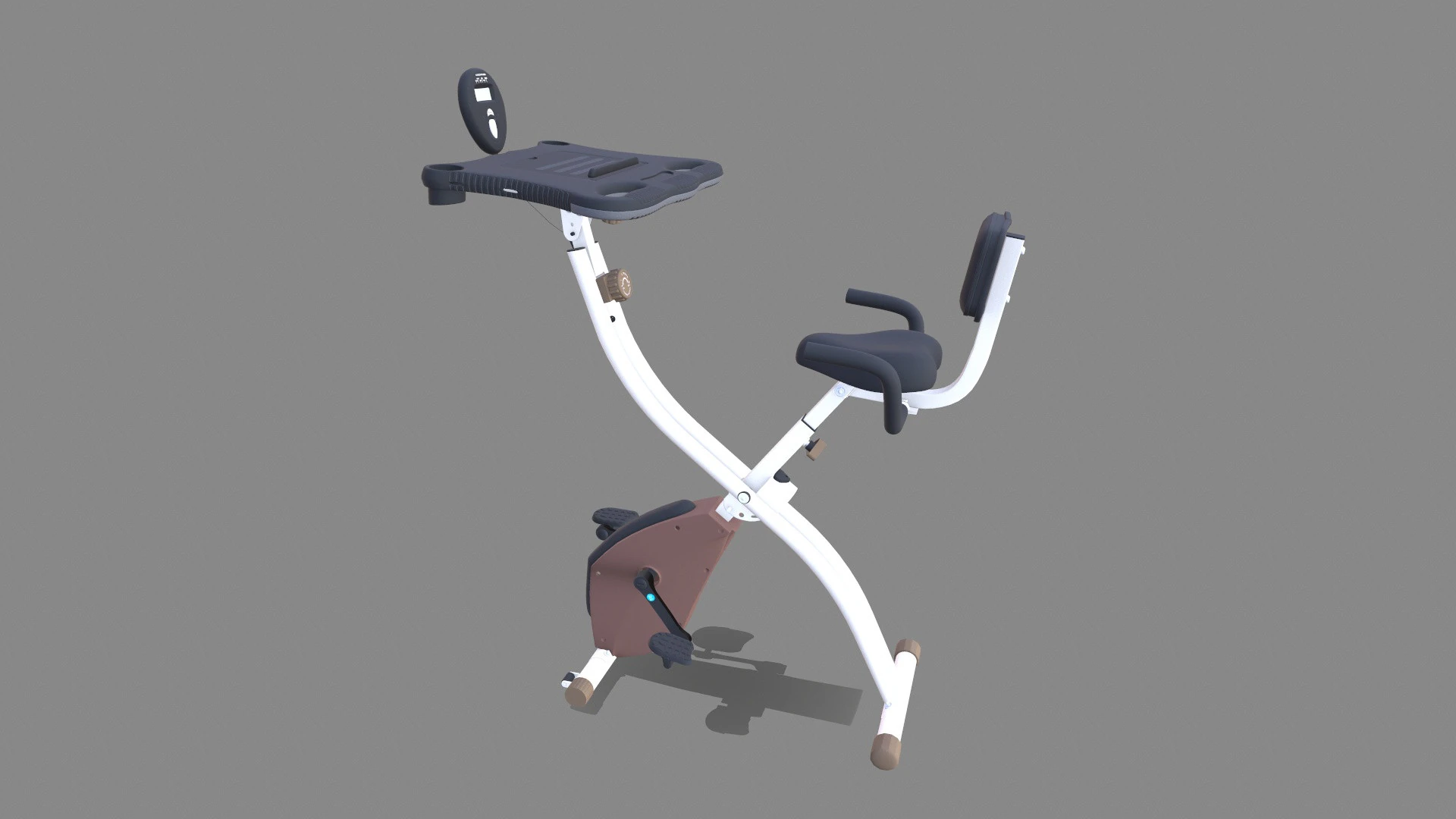 GYM Exercise Cycle 3D Model .c4d .max .obj .3ds .fbx .stl .blend 
