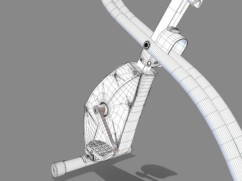 GYM Exercise Cycle 3D Model