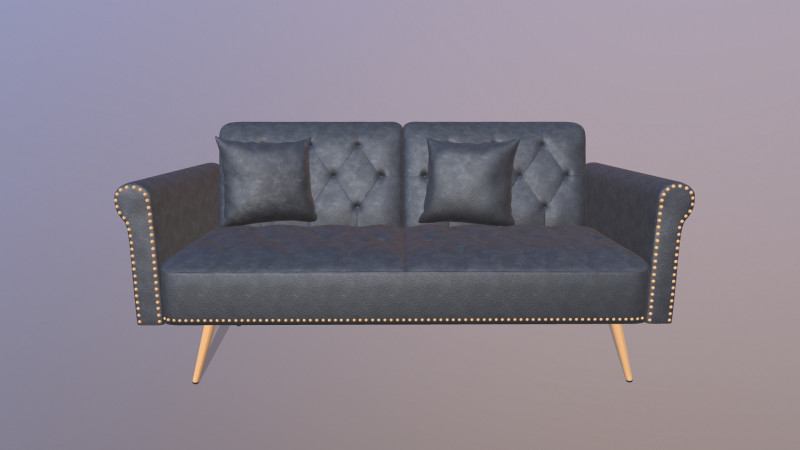 Sk&oacute;rzana SOFA Model 3D .c4d .max .obj .3ds .fbx .stl .blend 