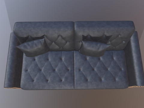 Sk&oacute;rzana SOFA Model 3D