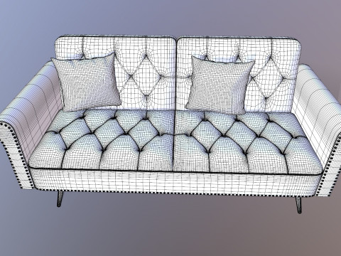 Sk&oacute;rzana SOFA Model 3D