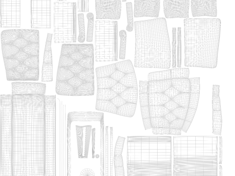 Sk&oacute;rzana SOFA Model 3D