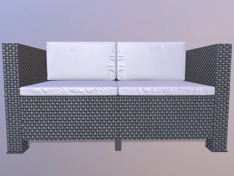 Sofa 2-osobowa Model 3D