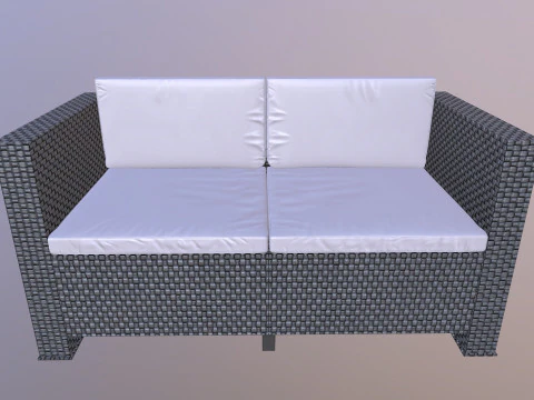 Sofa 2-osobowa Model 3D