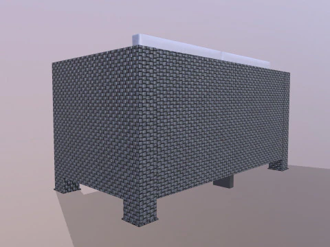 Sofa 2-osobowa Model 3D