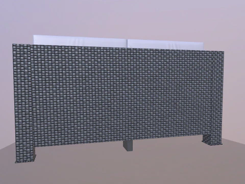 Sofa 2-osobowa Model 3D