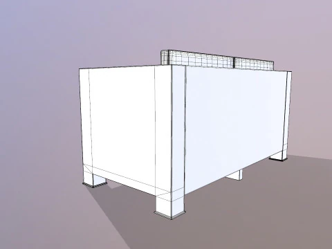 Sofa 2-osobowa Model 3D