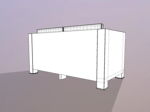 Sofa 2-osobowa Model 3D