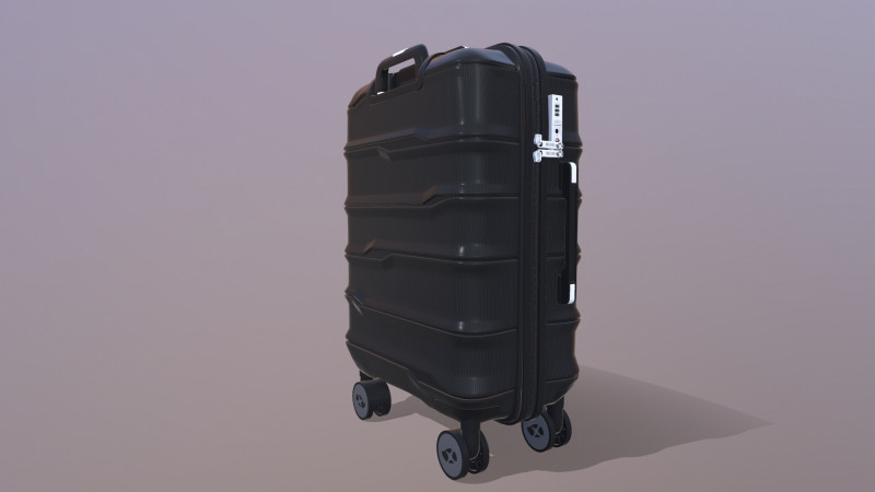 Suitcase 3D Model .c4d .max .obj .3ds .fbx .stl .blend 