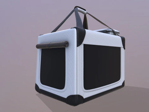Foldable Dog Box 3D Model