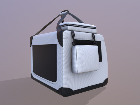 Foldable Dog Box 3D Model