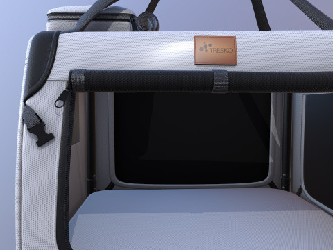 Foldable Dog Box 3D Model