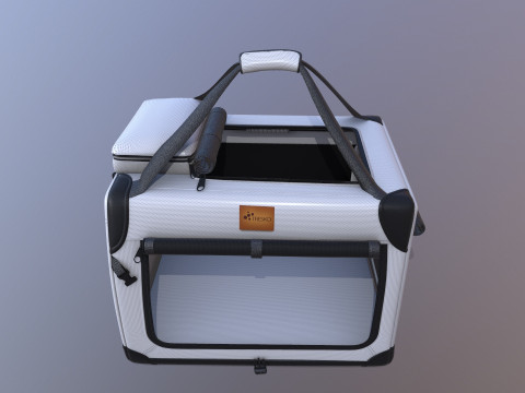 Foldable Dog Box 3D Model