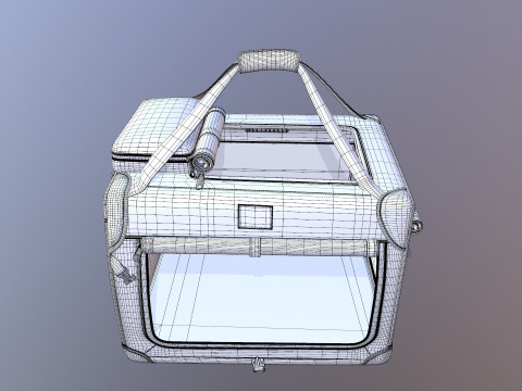 Foldable Dog Box 3D Model