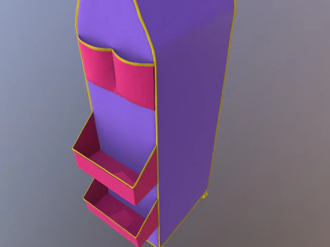 Kids Folding Wardrobe 3D Model