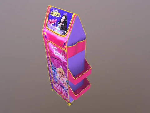 Kids Folding Wardrobe 3D Model