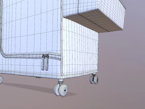 Kids Folding Wardrobe 3D Model
