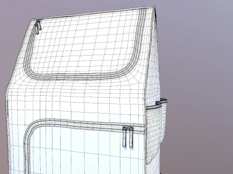 Kids Folding Wardrobe 3D Model