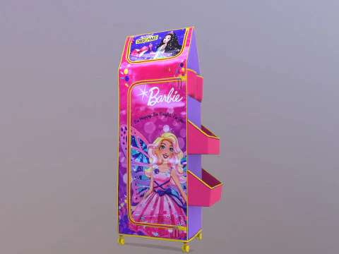 Kids Folding Wardrobe 3D Model