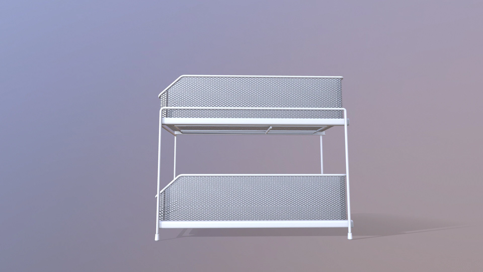 Kitchen Storage Rack 3D Model .c4d .max .obj .3ds .fbx .stl .blend 
