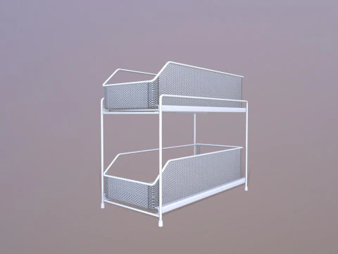 Kitchen Storage Rack 3D Model