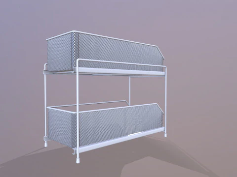 Kitchen Storage Rack 3D Model