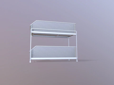 Kitchen Storage Rack 3D Model