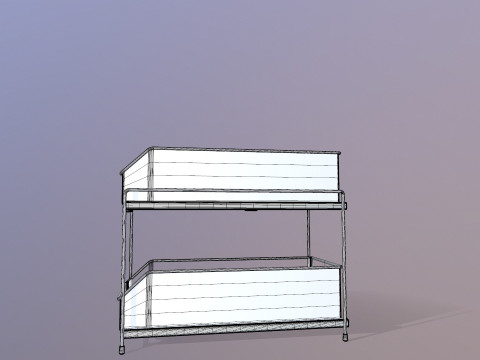 Stojak do przechowywania w kuchni Model 3D