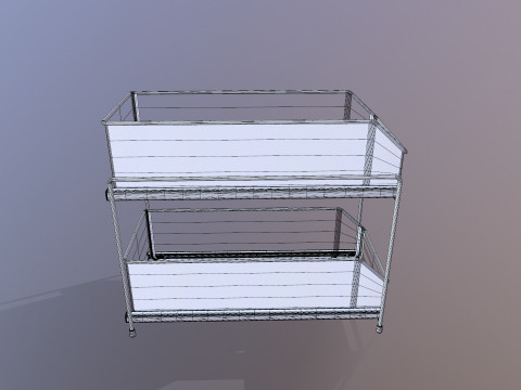 Stojak do przechowywania w kuchni Model 3D