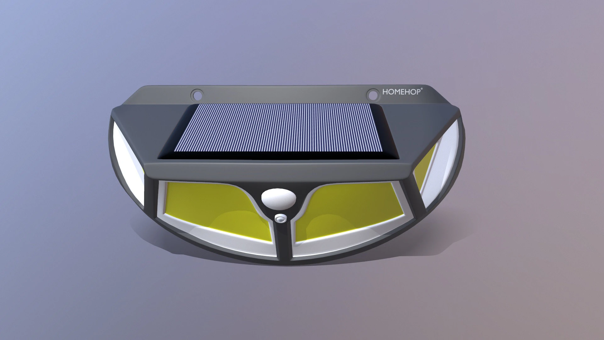 LED Wall Lamp 3D Model .c4d .max .obj .3ds .fbx .stl .blend 