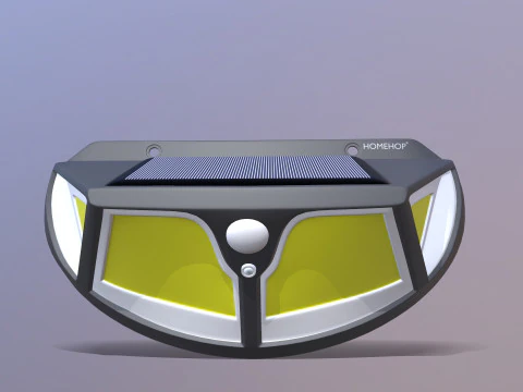 LED Wall Lamp 3D Model