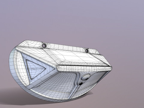 LED Wall Lamp 3D Model