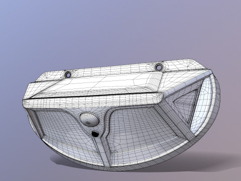 LED Wall Lamp 3D Model