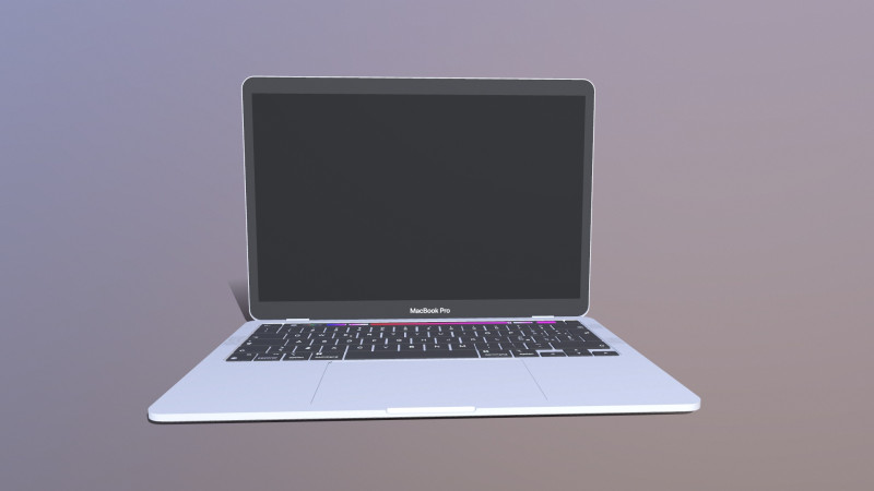 macbook pro Modelo 3D .c4d .max .obj .3ds .fbx .stl .blend 