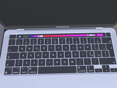 MacBook Pro 3D Model