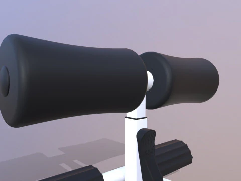 Sit Ups Equipment 3D Model