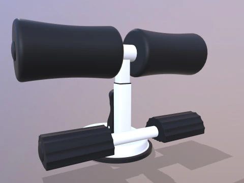 Sit Ups Equipment 3D Model