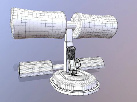 Sit Ups Equipment 3D Model