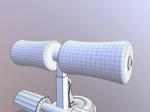 Sit Ups Equipment 3D Model