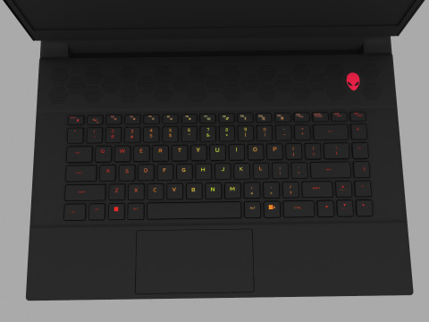 ALIENWARE Laptop 3D Model