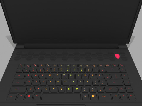 ALIENWARE Laptop 3D Model