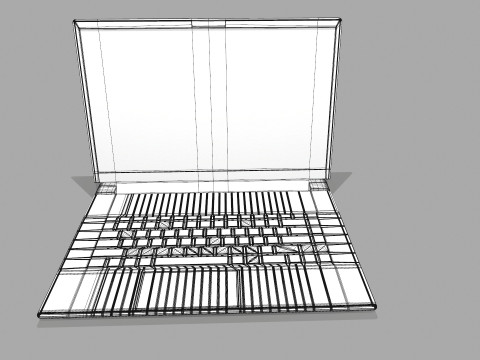ALIENWARE Laptop 3D Model