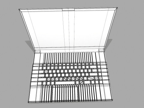 ALIENWARE Laptop 3D Model