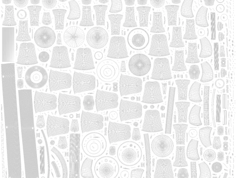 Işıklı Tavan Vantilat&ouml;r&uuml; 3D Model