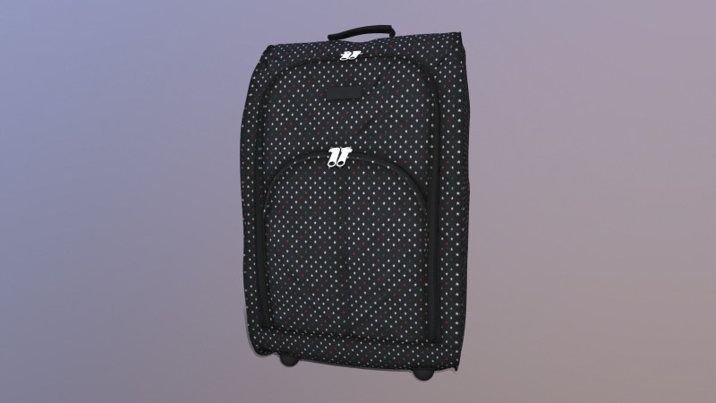 Bolsa con ruedas Modelo 3D .c4d .max .obj .3ds .fbx .stl .blend 