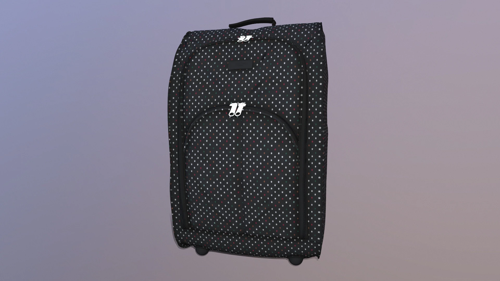 Trolley Bag 3D Model .c4d .max .obj .3ds .fbx .stl .blend 