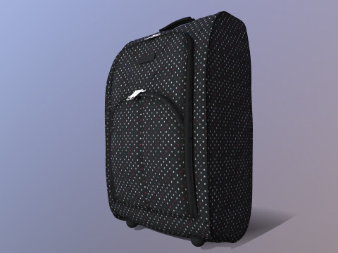 Bolsa con ruedas Modelo 3D