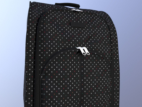 Bolsa con ruedas Modelo 3D