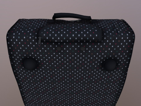 Bolsa con ruedas Modelo 3D