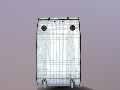 Bolsa con ruedas Modelo 3D